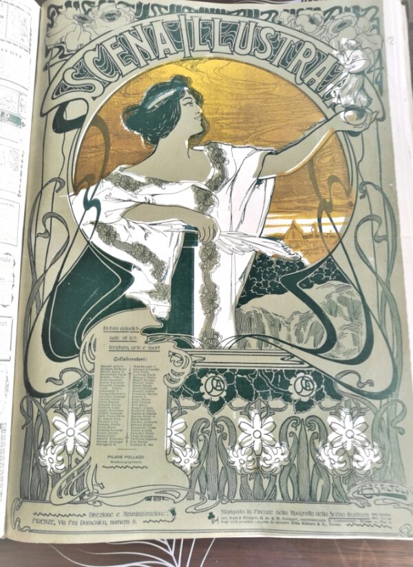 La “Scena Illustrata” Anno 1900 (24 numeri) + Numero 1 del 1901 - immagine 3