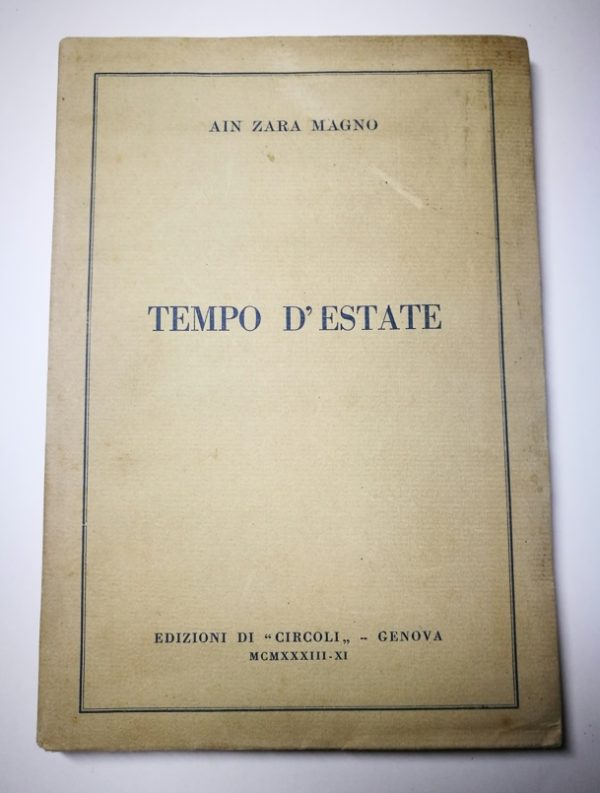 Tempo d’estate di Ain Zara Magno