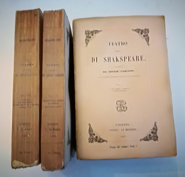 Teatro scelto di Shakspeare tradotto da  Giulio Carcano