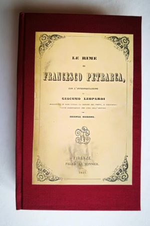Le rime di Francesco Petrarca con l’interpretazione di Giacomo Leopardi