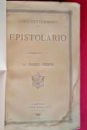Luigi Settembrini. Epistolario