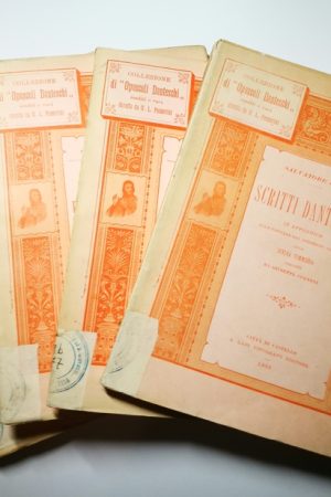 Postille alla Divina Commedia e Scritti Danteschi - 4 Volumi - 1893