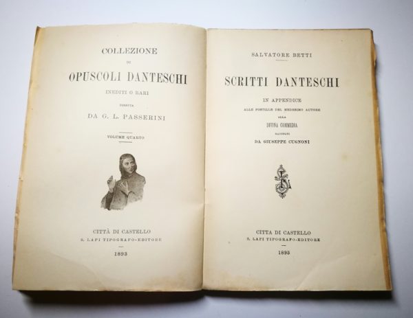 Postille alla Divina Commedia e Scritti Danteschi - 4 Volumi - 1893 - immagine 2