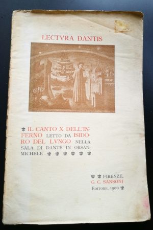 Lectura Dantis. Il canto X dell'Inferno letto da Isidoro del Lungo nella sala di Dante in Orsanmichele.