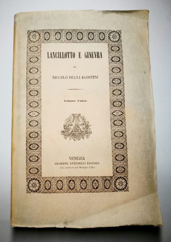 Lancilotto e Ginevra -Niccolò Degli Agostini - 1839 - immagine 3