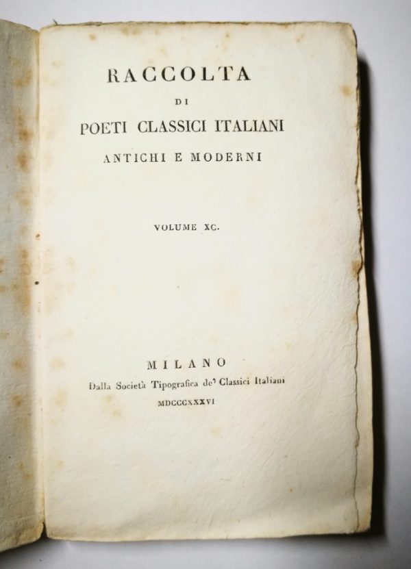 Poesie di Ugo Foscolo Edizione II - Milano 1836 - immagine 3
