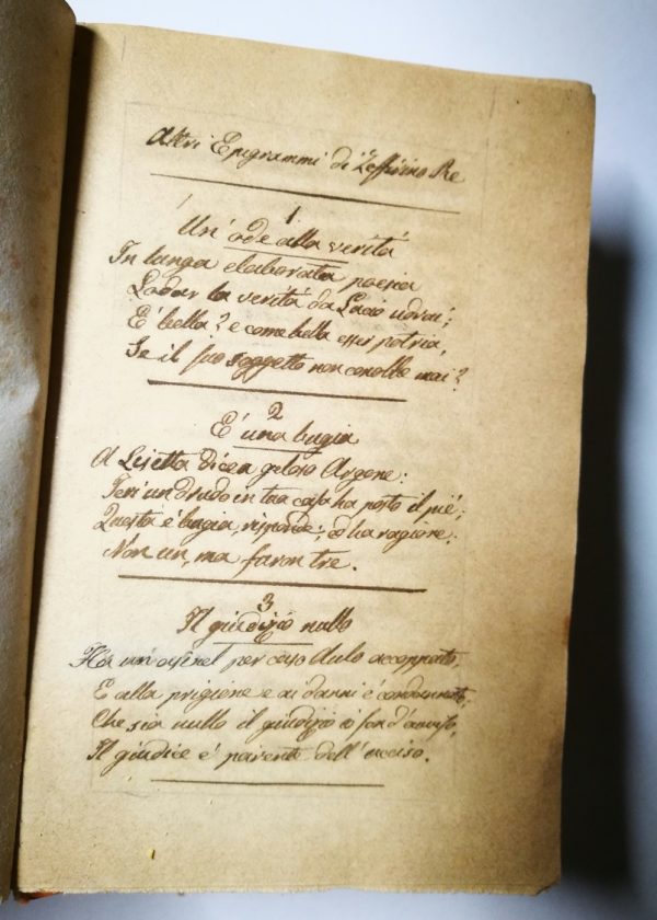 Epigrammi di Zefirino Re Cesenate quarta edizione riveduta e corretta + altro - immagine 4