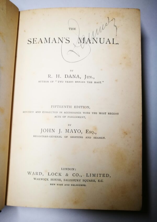 The Seaman’s Manual - Manuale del marinaio per Dana/Mayo - immagine 5