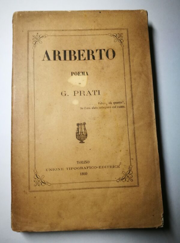 G. Prati - Ariberto - Torino 1860 - immagine 2