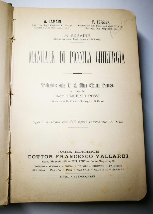 A. Jamain – F. Terrier – M. Peraire - Manuale di piccola Chirurgia - immagine 3