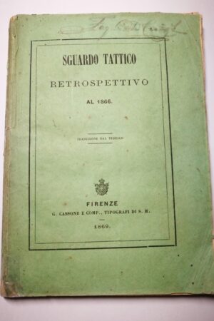 Sguardo retrospettivo al 1866. Traduzione dal tedesco
