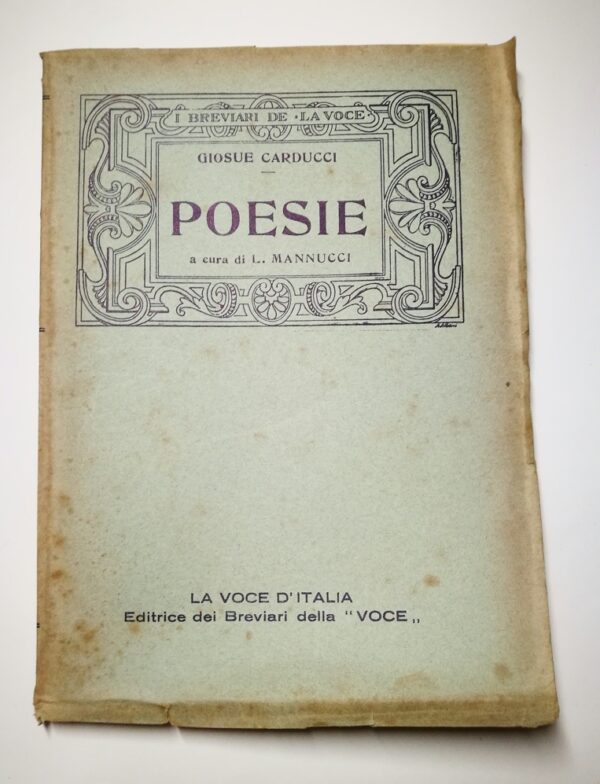 Giosuè Carducci - Poesie a cura di L. Mannucci