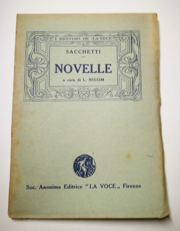 Sacchetti - Novelle scelte