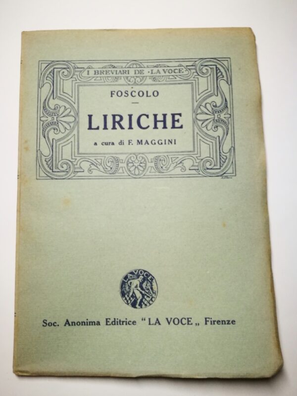 Ugo Foscolo - Liriche scelte e annotate