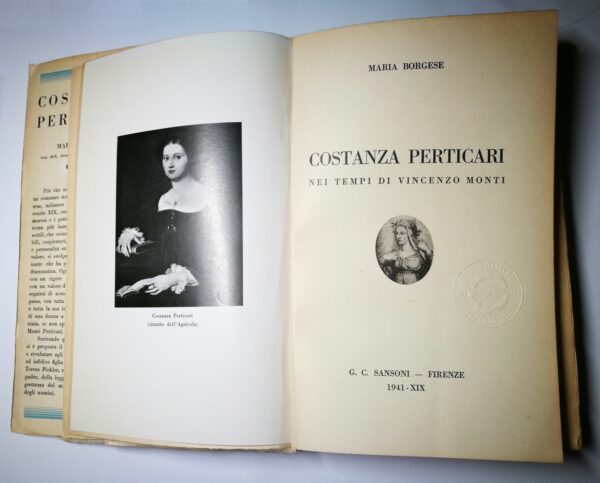 Maria Borghese - Costanza Perticari nei tempi di Vincenzo Monti