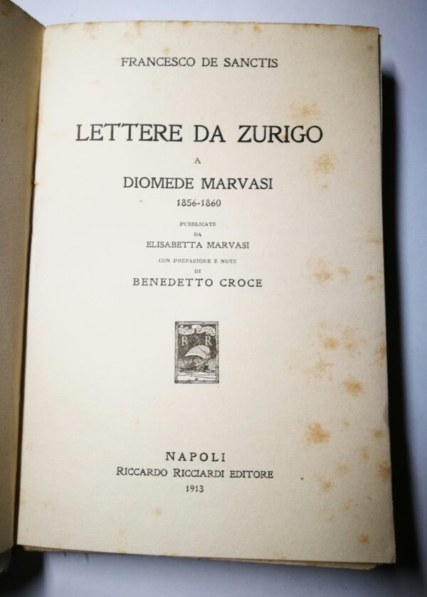 Lettere da Zurigo a Diomede Marvasi - immagine 3