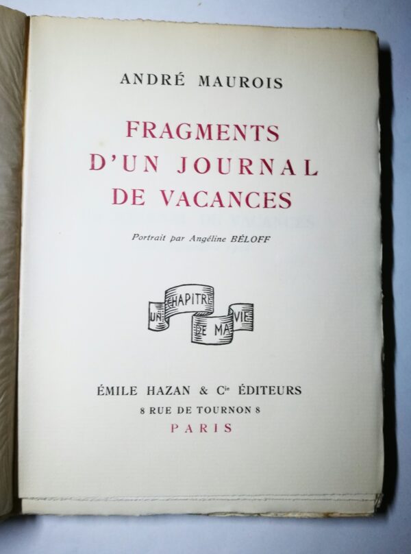 André Maurois - Fragments d’un journal de vacances - immagine 4