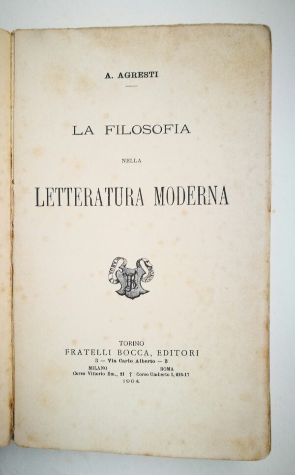 La Filosofia nella Letteratura Moderna - immagine 2