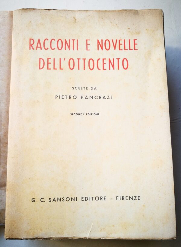 Racconti e Novelle dell’Ottocento scelti da Pietro Pancrazi - immagine 2