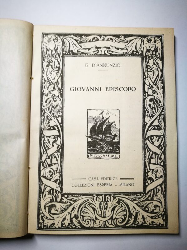 Gabriele D’Annunzio - Giovanni Episcopo
