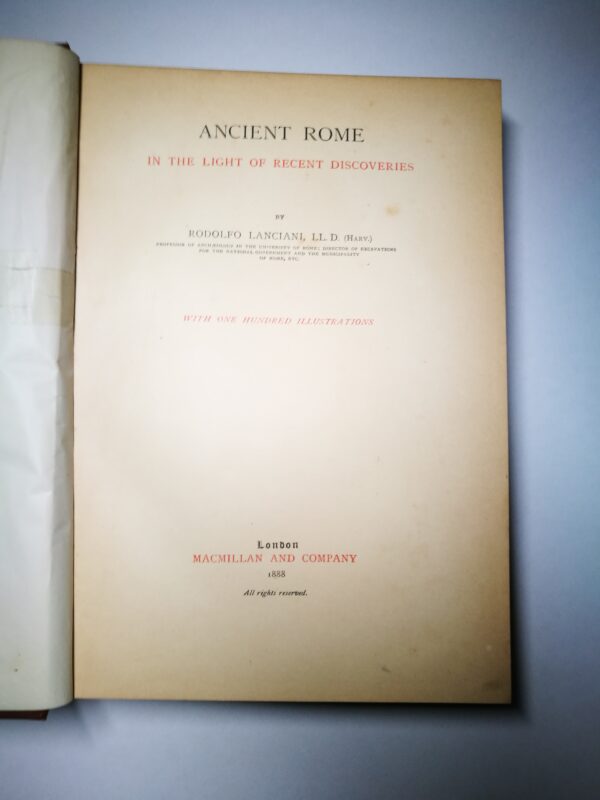Rodolfo Lanciani - Ancient Rome in the light of recent discoveries - immagine 3