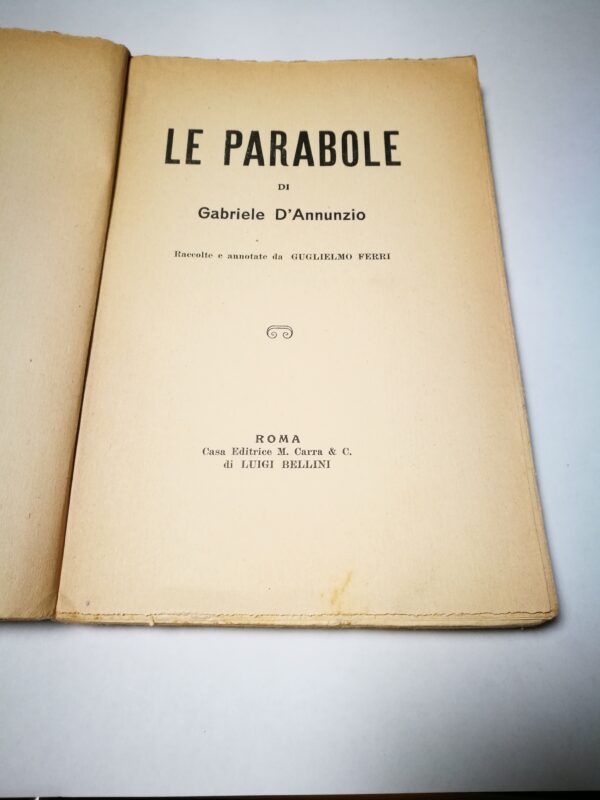 Le Parabole di Gabriele D’Annunzio - immagine 2