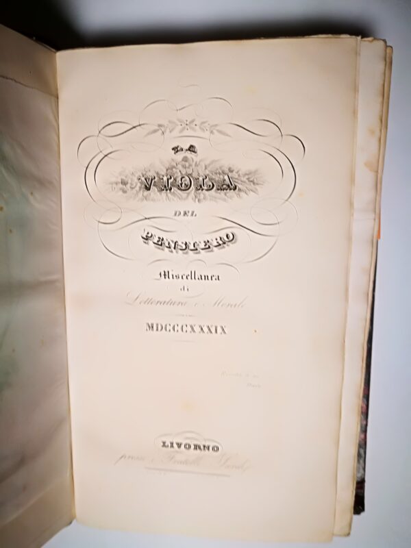 La viola del pensiero. Miscellanea di letteratura e Morale - immagine 3