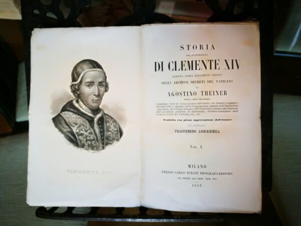STORIA DEL PONTIFICATO DI CLEMENTE XIV - CLEMENTIS XIV Pont. Max. Epistolae - immagine 2