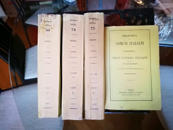 Carcano Giulio - Raccolta di Poeti Satirici Italiani