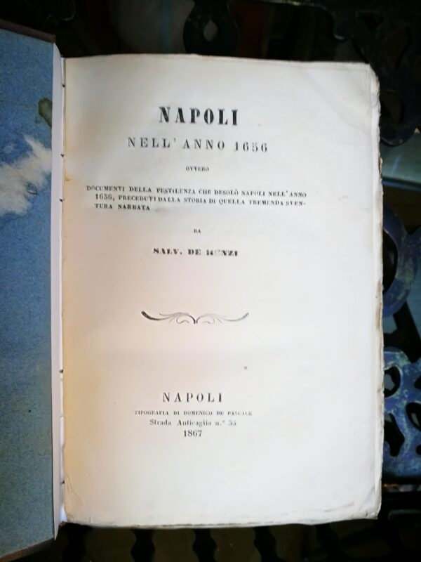 Pestilenza che desolò Napoli nell' anno 1656