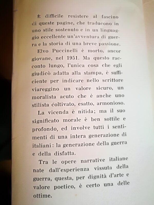 Elvo Puccinelli  Resa alla libertà Prima Edizione + Inedito illustrato - immagine 3