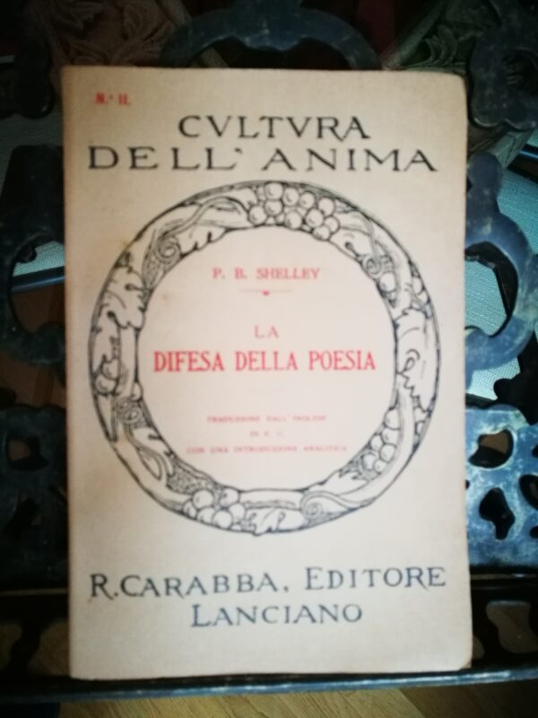 Shelley  La difesa della Poesia