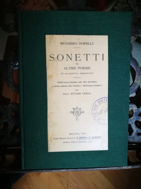 Ruggero Torelli - Sonetti ed altre Poesie in dialetto perugino - immagine 3