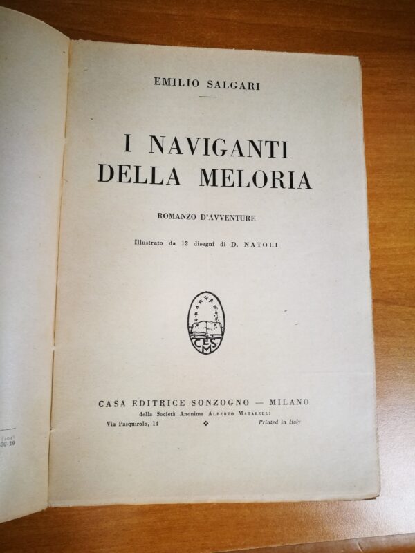 Emilio Salgari - I naviganti della Meloria - immagine 3