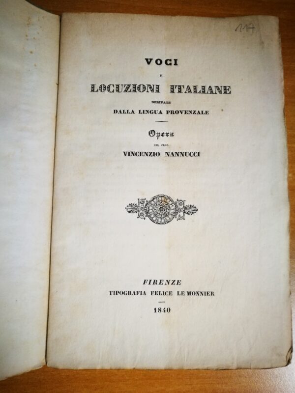 Voci e Locuzioni Italiane derivate dalla Lingua Provenzale - immagine 3