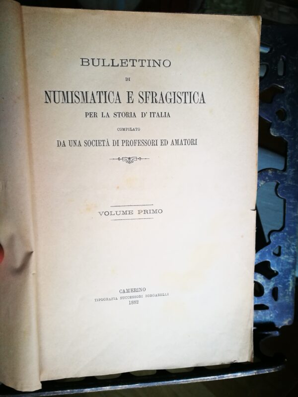 Bullettino di Numismatica e Sfragistica per la Storia d’Italia - immagine 3