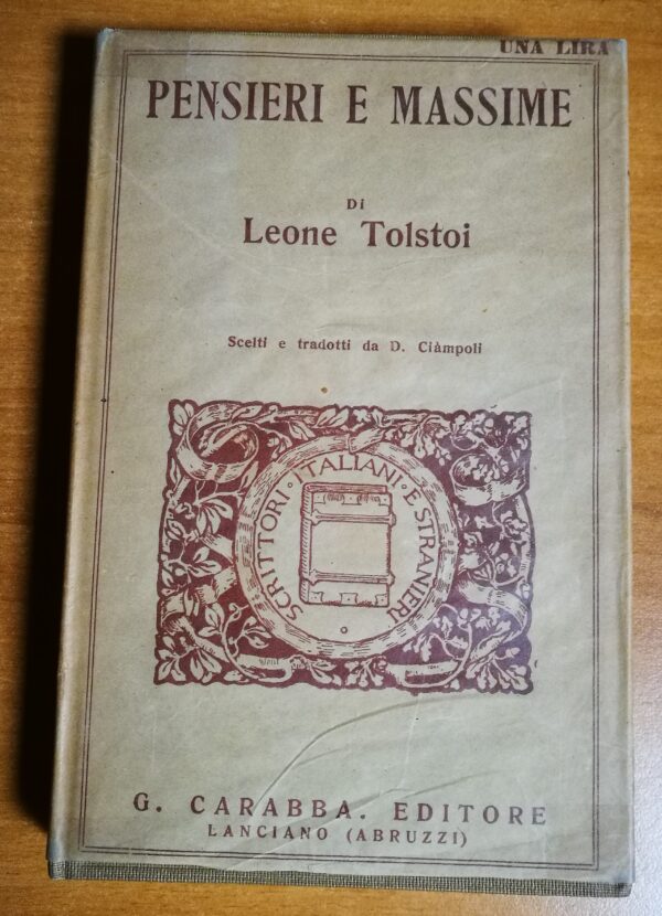 Leone Tolstoi Pensieri e Massime