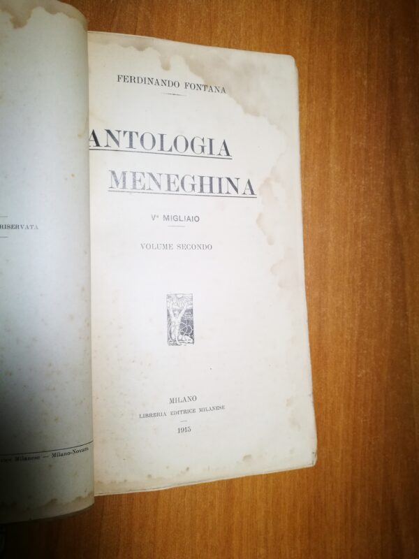 Antologia Meneghina Dialetto milanese - immagine 4