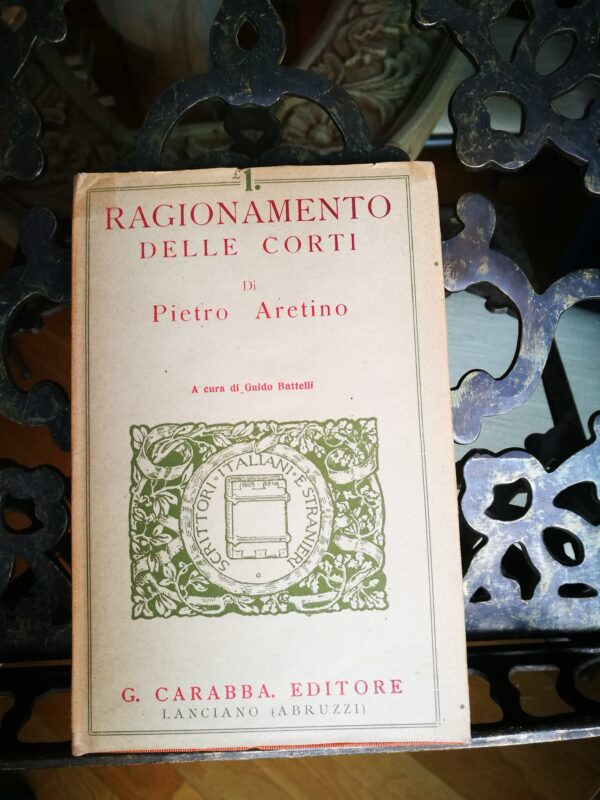 Pietro Aretino - Ragionamento delle Corti