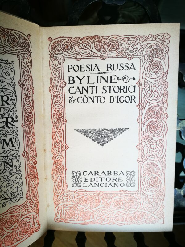 Poesia Russa. Byline – Canti storici Cònto Dìgor - immagine 3