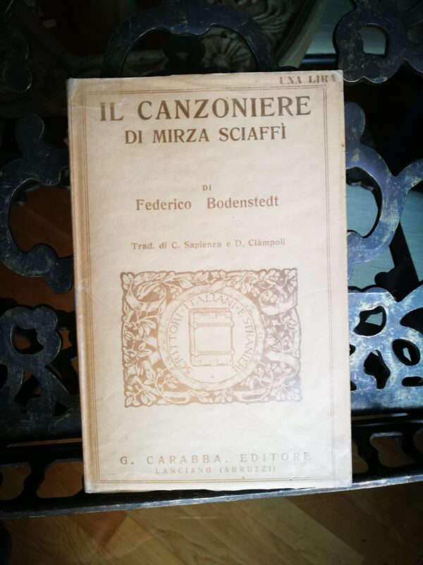 Federico Bodenstedt  - Il Canzoniere di Mirza Sciaffi - immagine 2