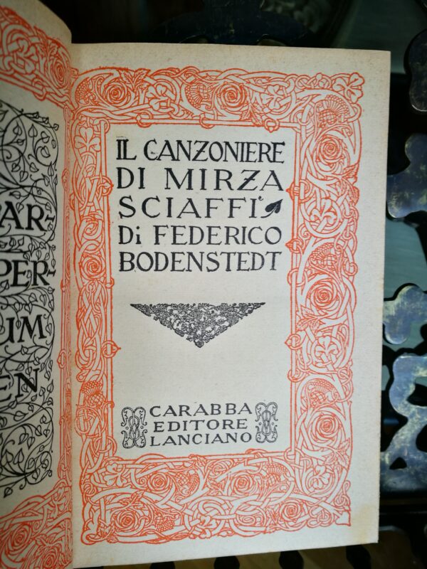 Federico Bodenstedt  - Il Canzoniere di Mirza Sciaffi
