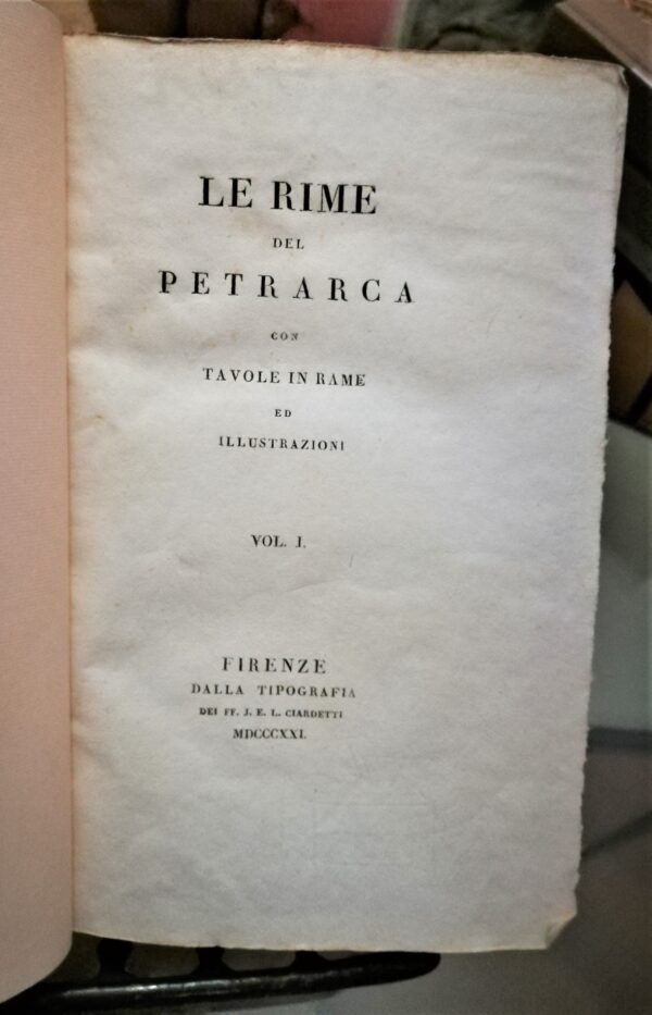 Francesco Petrarca - Le rime  con Tavole in rame ed illustrazioni - immagine 6