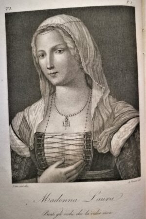 Francesco Petrarca - Le rime  con Tavole in rame ed illustrazioni