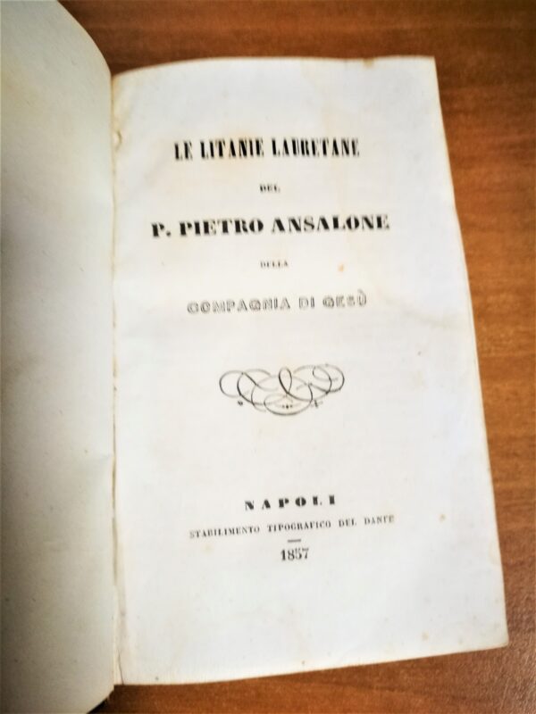 Le Litanie Lauretane del P. Pietro Ansalone della Compagnia di Gesù
