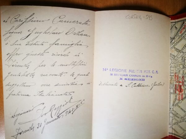 Ricordo di Firenze 32 vedute - Interessante dedica manoscritta