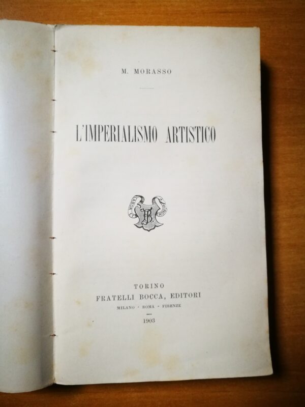M. Morasso - L’Imperialismo Artistico - immagine 3