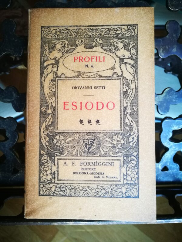 Giovanni Setti - Esiodo - immagine 2
