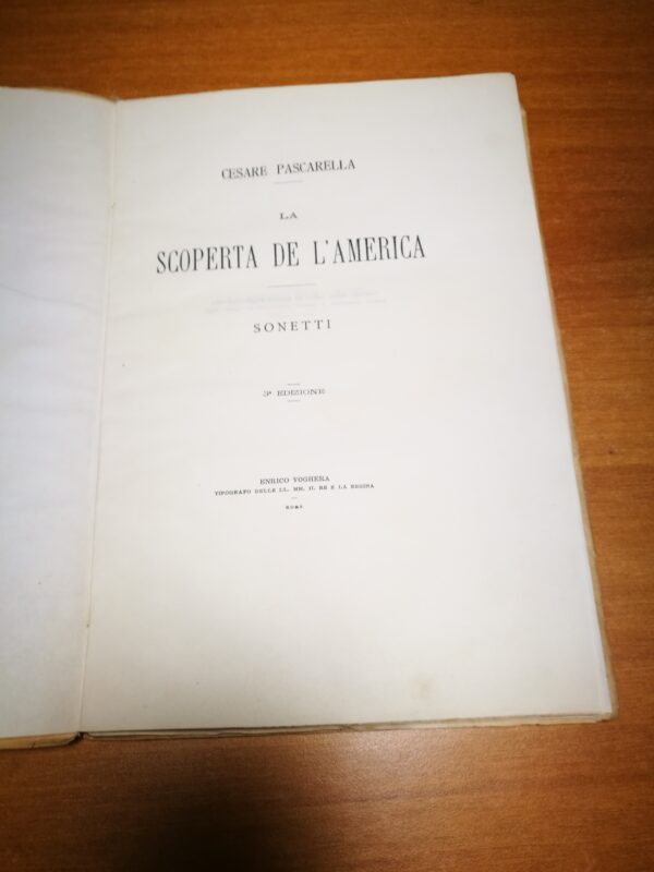 Cesare Pascarella - La Scoperta de l’America