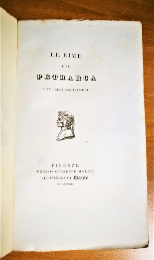 Francesco Petrarca - Rime - 1822 - immagine 2